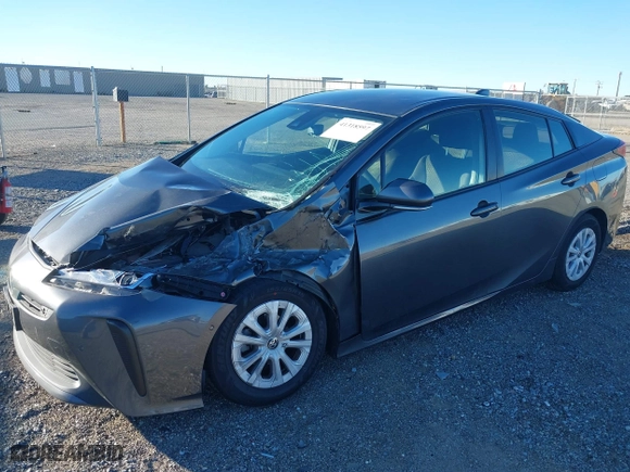 2020 Toyota Prius L Eco with VIN JTDKARFU2L3120891, listed as a IAAI auction lot 41318597 with 79,848 mi miles. Bid and sale history available at carsss.com. Image 17.