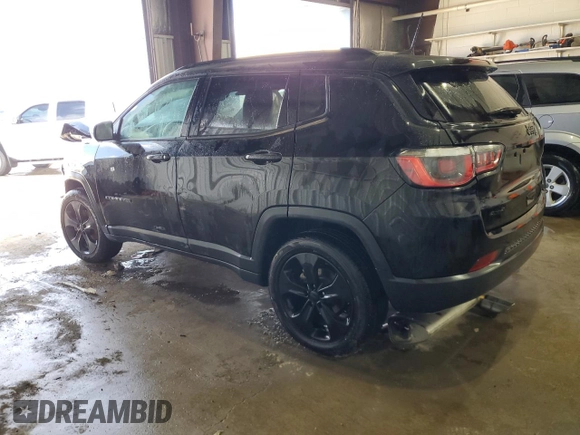 2018 Jeep Compass Latitude with VIN 3C4NJDBB5JT394687, listed as a Copart auction lot 50236165 with 50,070 mi miles and Salvage Title. Bid and sale history available at carsss.com. Image 2.
