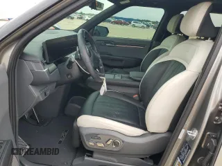 2024 Kia EV9 GT-Line with VIN KNDAEFS57R6025750, listed as a Copart auction lot 73647274 with 0 mi miles and Salvage Title. Bid and sale history available at carsss.com. Image 7.