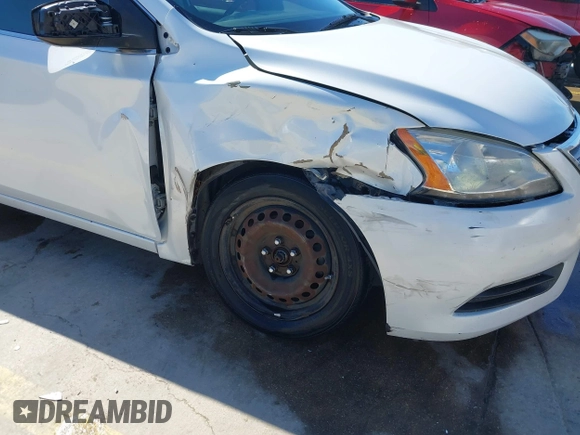 2013 Nissan Sentra S with VIN 3N1AB7AP1DL776474, listed as a IAAI auction lot 41354323 with 127,288 mi miles and . Bid and sale history available at DreamBid. Image 6.