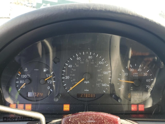 2002 Mercedes-Benz M-Class with VIN 4JGAB54E12A337920, listed as a Copart auction lot 44419495 with 278,061 mi miles and Salvage Title. Bid and sale history available at carsss.com. Image 9.