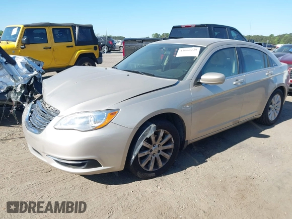 2014 Chrysler 200 Touring with VIN 1C3CCBBB7EN117992, listed as a IAAI auction lot 42060449 with 139,147 mi miles. Bid and sale history available at carsss.com. Image 2.