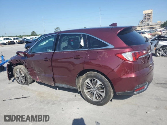 2018 Acura RDX Advance with VIN 5J8TB4H70JL022422, listed as a Copart auction lot 52627185 with 86,856 mi miles and Salvage Title. Bid and sale history available at DreamBid. Image 2.
