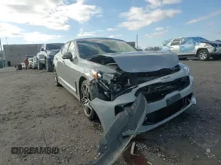 2022 Kia Stinger GT2 with VIN KNAE55LC2N6120216, listed as a Copart auction lot 85452554 with 23,896 mi miles and Salvage Title. Bid and sale history available at DreamBid. Image 11.