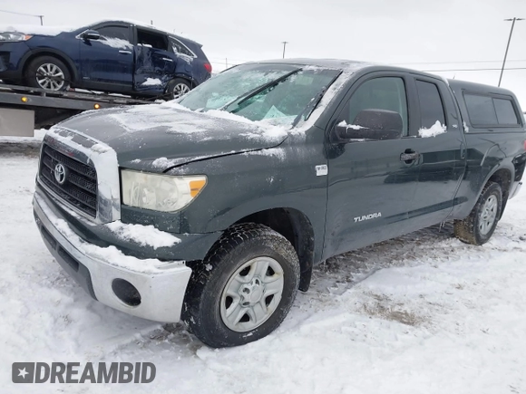 2007 Toyota Tundra SR5 with VIN 5TBBT54187S455761, listed as a IAAI auction lot 41615018 with 78,292 mi miles and . Bid and sale history available at DreamBid. Image 2.
