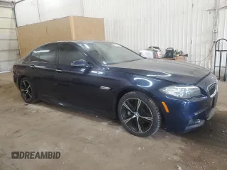 2015 BMW 5 Series 535d xDrive with VIN WBAFV3C55FD686488, listed as a Copart auction lot 56680554 with 109,023 mi miles and Salvage title. Bid and sale history available at DreamBid. Image 4.