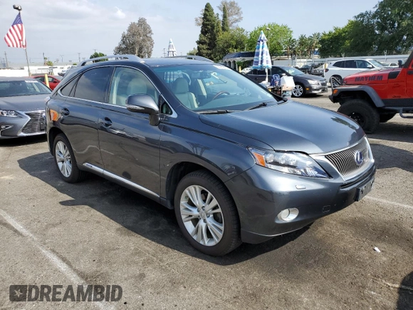 2010 Lexus RX 450h z VIN JTJBC1BA1A2022331, wystawiony jako Copart lot #53989405 z przebiegiem 90 228 mil mil oraz Szkoda całkowita • Salvage title. Historia ofert i sprzedaży dostępna na DreamBid. Obrazek 4.