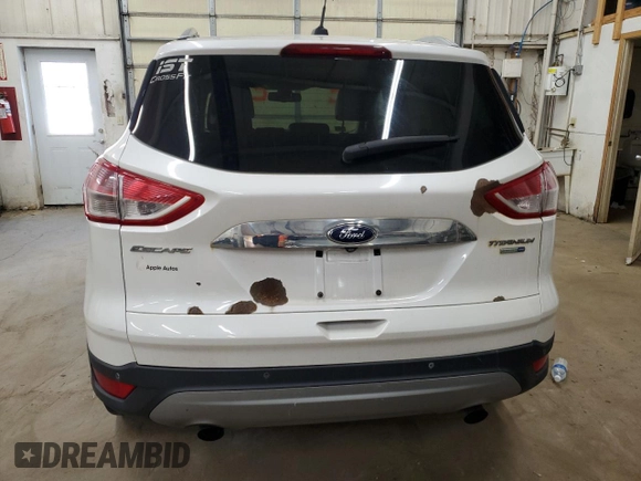 2014 Ford Escape Titanium with VIN 1FMCU9J94EUE52922, listed as a Copart auction lot 52143325 with 193,819 mi miles and Salvage Title. Bid and sale history available at carsss.com. Image 6.