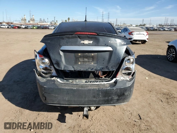 2013 Chevrolet Sonic LTZ with VIN 1G1JE5SH7D4226596, listed as a Copart auction lot 40272184 with 150,981 mi miles and Salvage title. Bid and sale history available at DreamBid. Image 6.