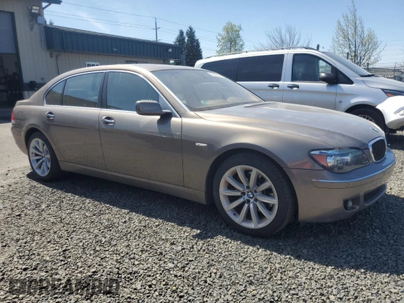 2008 BMW 7 Series 750Li with VIN WBAHN83548DT79127, listed as a Copart auction lot 53296435 with 116,915 mi miles and Clean title. Bid and sale history available at DreamBid. Image 4.