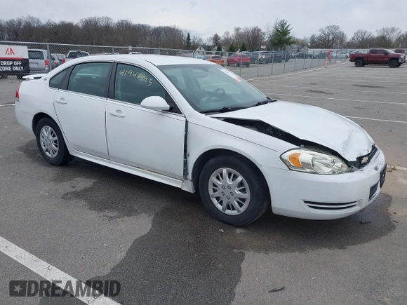 2010 Chevrolet Impala LS with VIN 2G1WA5EK5A1118848, listed as a IAAI auction lot 41942193 with 115,455 mi miles and . Bid and sale history available at DreamBid. Image 1.