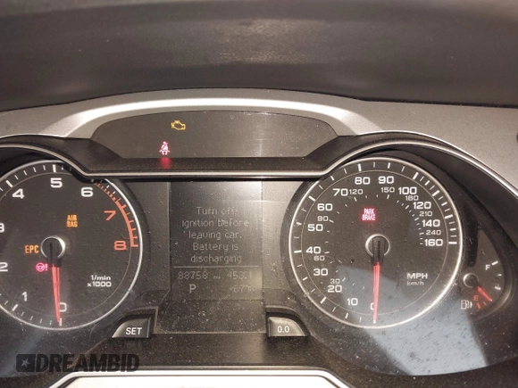 2016 Audi A4 Premium with VIN WAUBFAFL4GN010684, listed as a IAAI auction lot 41749037 with 88,758 mi miles. Bid and sale history available at carsss.com. Image 7.