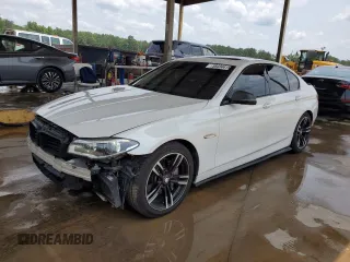2014 BMW 5 Series 550i z VIN WBAKN9C56ED000782, wystawiony jako Copart lot #59334415 z przebiegiem 129 865 mil mil oraz Szkoda całkowita • Salvage title. Historia ofert i sprzedaży dostępna na DreamBid. Obrazek 1.