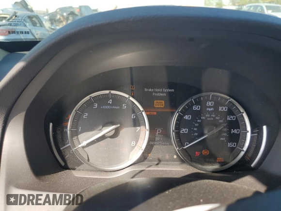 2020 Acura MDX Technology with VIN 5J8YD3H55LL010519, listed as a Copart auction lot 52609425 with 49,023 mi miles and Salvage title. Bid and sale history available at DreamBid. Image 9.