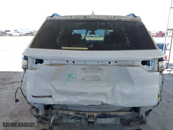 2018 Chevrolet Traverse Premier with VIN 1GNERKKW9JJ251384, listed as a IAAI auction lot 41753693 with 159,702 mi miles. Bid and sale history available at carsss.com. Image 16.