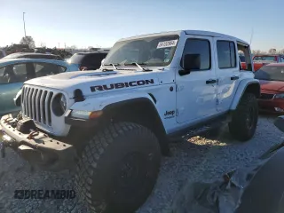 2022 Jeep Wrangler Unlimited Rubicon with VIN 1C4HJXFG6NW184670, listed as a Copart auction lot 84152964 with 31,459 mi miles and Salvage title. Bid and sale history available at DreamBid. Image 1.