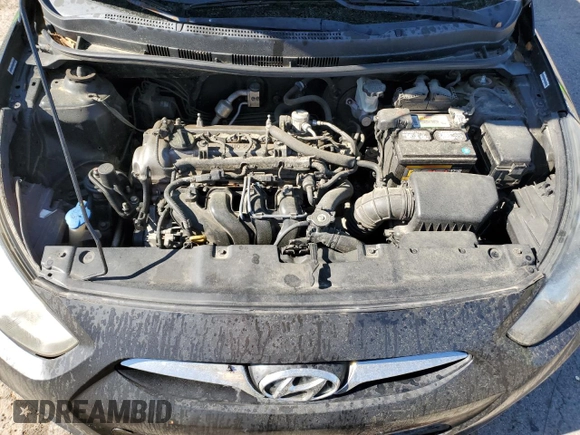 2012 Hyundai Accent GLS with VIN KMHCU4AE7CU159755, listed as a Copart auction lot 49950565 with 167,549 mi miles and Salvage Title. Bid and sale history available at carsss.com. Image 11.