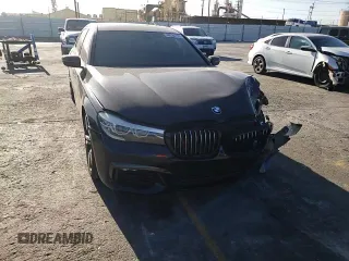 2019 BMW 7 Series 740i with VIN WBA7E2C55KB454137, listed as a Copart auction lot 40282713 with 42,654 mi miles. Bid and sale history available at carsss.com. Image 10.