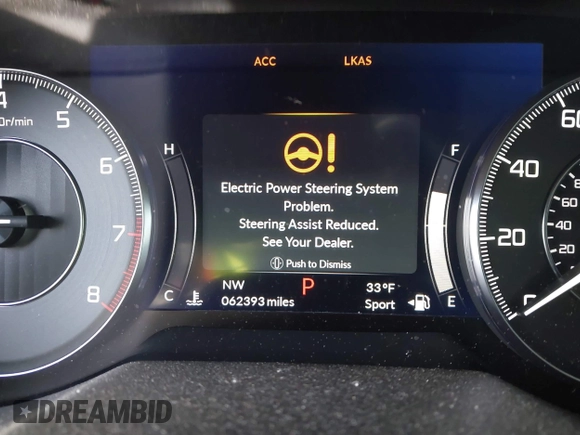 2020 Acura RDX Technology with VIN 5J8TC2H52LL033263, listed as a IAAI auction lot 41293471 with 62,393 mi miles and . Bid and sale history available at DreamBid. Image 15.