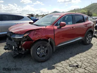 2025 Nissan Kicks SV with VIN 3N8AP6CA5SL307455, listed as a Copart auction lot 51714155 with 1,690 mi miles and Clean Title. Bid and sale history available at carsss.com. Image 1.