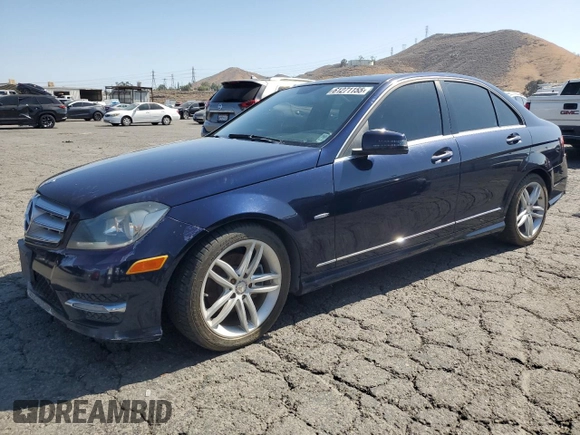 2012 Mercedes-Benz C 250 Sport with VIN WDDGF4HB6CR214751, listed as a Copart auction lot 61271155 with 133,097 mi miles and Clean title. Bid and sale history available at DreamBid. Image 1.