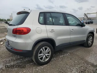 2014 Volkswagen Tiguan S z VIN WVGBV3AX8EW594957, wystawiony jako Copart lot #54565655 z przebiegiem 81 569 mil mil oraz Szkoda całkowita • Salvage title. Historia ofert i sprzedaży dostępna na DreamBid. Obrazek 3.