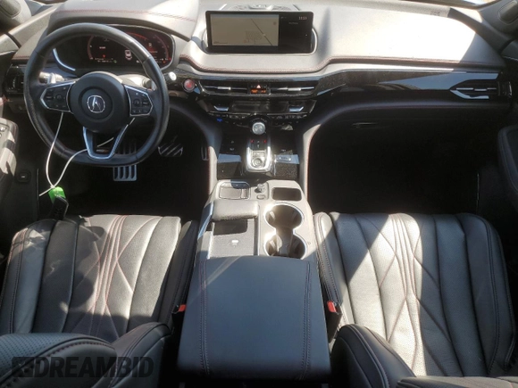 2023 Acura MDX Type S w/Advance Package with VIN 5J8YD8H88PL001133, listed as a Copart auction lot 67517274 with 25,717 mi miles and Salvage Title. Bid and sale history available at carsss.com. Image 8.