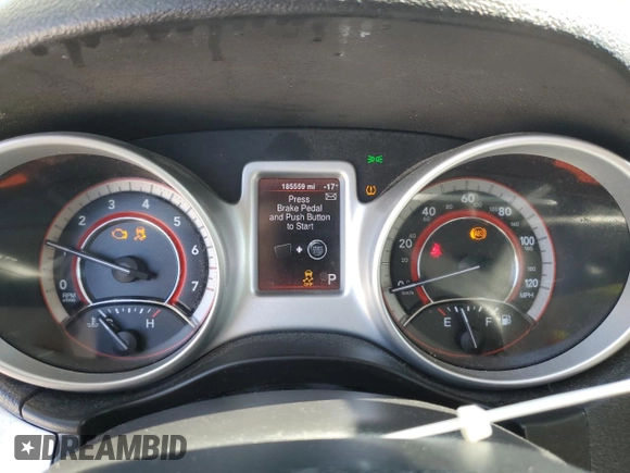 2013 Dodge Journey American Value with VIN 3C4PDCAB1DT715799, listed as a Copart auction lot 52404815 with 185,559 mi miles and Salvage Title. Bid and sale history available at DreamBid. Image 9.
