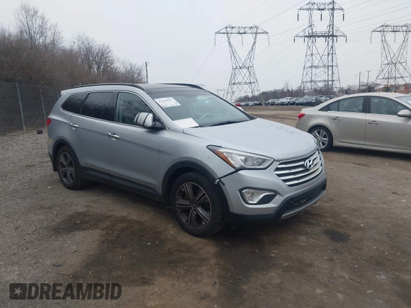 2016 Hyundai Santa Fe SE with VIN KM8SR4HF4GU133406, listed as a IAAI auction lot 41499947 with 109,741 mi miles. Bid and sale history available at carsss.com. Image 1.