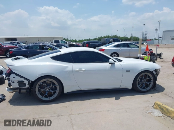 2024 Ford Mustang GT with VIN 1FA6P8CF3R5403237, listed as a IAAI auction lot 42315495 with 4,832 mi miles and . Bid and sale history available at DreamBid. Image 14.