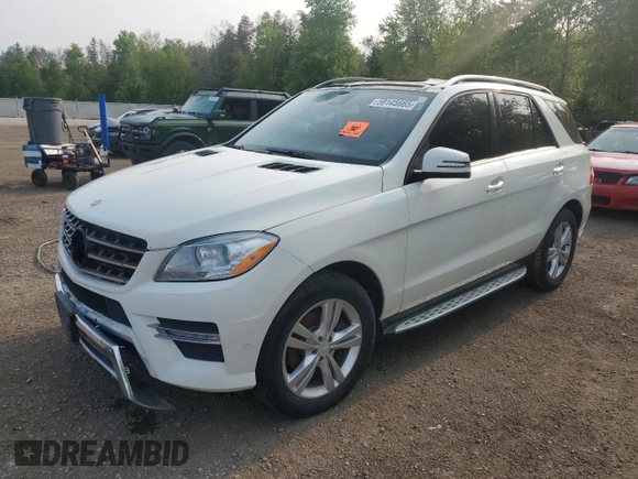 2013 Mercedes-Benz M 350 with VIN 4JGDA2EB7DA121124, listed as a Copart auction lot 59145665 with Not provided miles and Clean title. Bid and sale history available at DreamBid. Image 1.