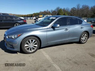 2017 Infiniti Q50 3.0t Premium with VIN JN1EV7AR1HM835769, listed as a Copart auction lot 74208374 with 97,290 mi miles and Salvage Title. Bid and sale history available at carsss.com. Image 1.