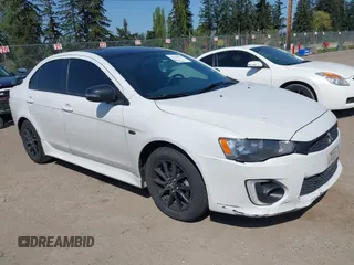 2017 Mitsubishi Lancer ES with VIN JA32U2FU5HU015258, listed as a IAAI auction lot 42121579 with 175,762 mi miles. Bid and sale history available at carsss.com. Image 1.