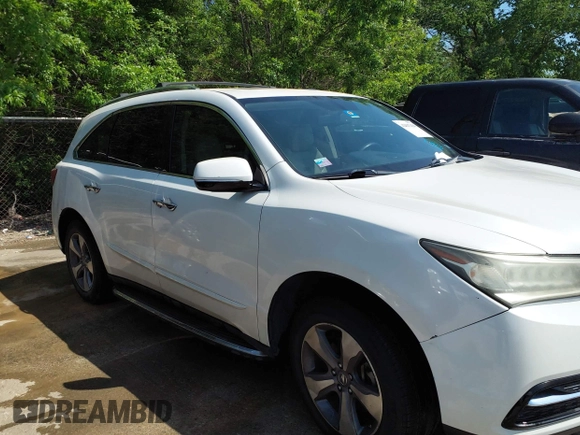 2014 Acura MDX with VIN 5FRYD4H23EB006953, listed as a IAAI auction lot 42037434 with 167,334 mi miles. Bid and sale history available at carsss.com. Image 14.