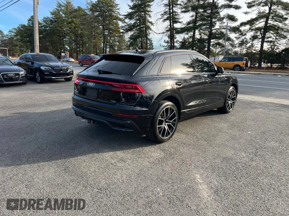 2019 Audi Q8 Premium Plus with VIN WA1EVAF17KD036223, listed as a Copart auction lot 83887104 with 111,391 mi miles and Clean Title. Bid and sale history available at carsss.com. Image 4.