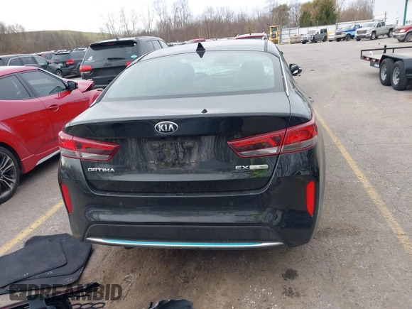 2020 Kia Optima Hybrid EX with VIN KNAGU4LE3L5037226, listed as a IAAI auction lot 40846019 with 56,378 mi miles. Bid and sale history available at carsss.com. Image 16.