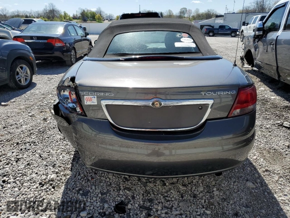2005 Chrysler Sebring Touring z VIN 1C3EL55R45N685555, wystawiony jako Copart lot #53227955 z przebiegiem 95 492 mil mil oraz Szkoda całkowita • Salvage title. Historia ofert i sprzedaży dostępna na DreamBid. Obrazek 6.