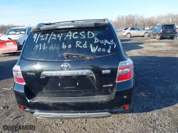 2009 Toyota Highlander Hybrid Limited with VIN JTEEW44A792035677, listed as a IAAI auction lot 41429153 with 110,001 mi miles. Bid and sale history available at carsss.com. Image 16.