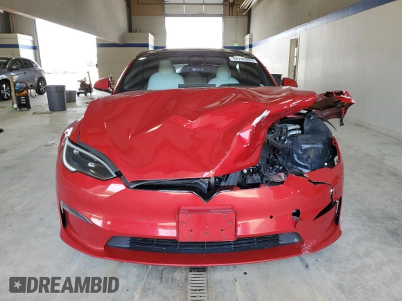 2022 Tesla Model S z VIN 5YJSA1E53NF486764, wystawiony jako Copart lot #52705885 z przebiegiem 73 637 mil mil oraz Szkoda całkowita • Salvage title. Historia ofert i sprzedaży dostępna na DreamBid. Obrazek 5.