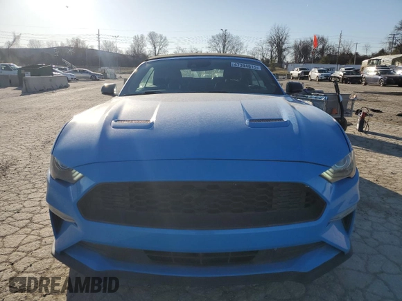 2022 Ford Mustang EcoBoost with VIN 1FATP8UHXN5106513, listed as a Copart auction lot 47394815 with 24,671 mi miles and Salvage Title. Bid and sale history available at carsss.com. Image 5.