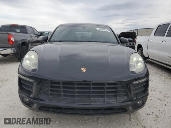 2016 Porsche Macan S with VIN WP1AB2A57GLB58640, listed as a Copart auction lot 45996215 with 79,081 mi miles and Salvage Title. Bid and sale history available at DreamBid. Image 5.