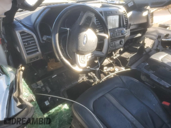 2018 Ford F-150 XL with VIN 1FTEW1EG9JFD30234, listed as a Copart auction lot 48420045 with 0 mi miles and Salvage Title. Bid and sale history available at carsss.com. Image 8.