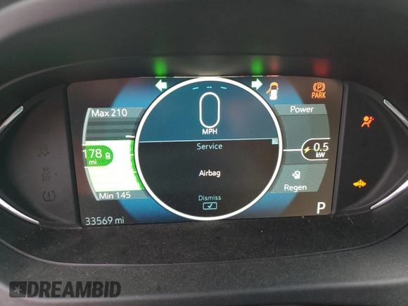 2018 Chevrolet Bolt EV Premier with VIN 1G1FX6S09J4122445, listed as a Copart auction lot 55230635 with 33,569 mi miles and Salvage title. Bid and sale history available at DreamBid. Image 9.