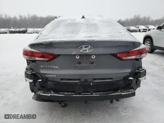 2017 Hyundai Elantra SE with VIN KMHD84LFXHU169749, listed as a Copart auction lot 87589625 with 255,199 mi miles and Salvage Title. Bid and sale history available at carsss.com. Image 6.