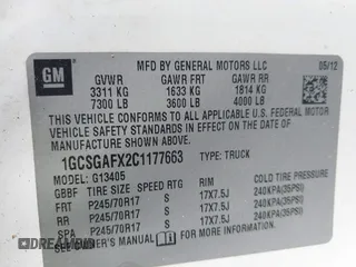 2012 Chevrolet Express Cargo с VIN 1GCSGAFX2C1177663, выставлен на аукционе IAAI как лот 42506833 с пробегом 225 862 миль миль и . История ставок и продаж доступна на DreamBid. Изображение 9.