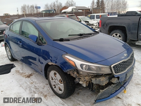 2017 Kia Forte LX with VIN 3KPFK4A74HE143933, listed as a Copart auction lot 49479375 with 89,329 mi miles and Salvage Title. Bid and sale history available at carsss.com. Image 4.