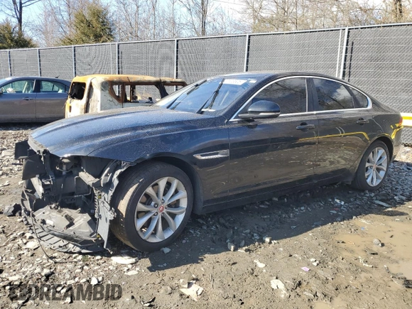 2017 Jaguar XF with VIN SAJBJ4BN8HCY31666, listed as a Copart auction lot 47123505 with 139,356 mi miles and Salvage Title. Bid and sale history available at DreamBid. Image 1.
