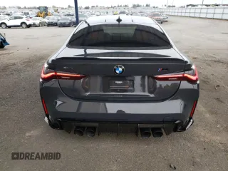 2023 BMW M4 Competition xDrive with VIN WBS43AZ06PCM98210, listed as a Copart auction lot 45048145 with 11,551 mi miles and Salvage Title. Bid and sale history available at carsss.com. Image 6.