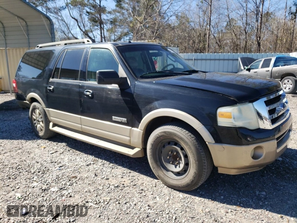 2007 Ford Expedition EL Eddie Bauer with VIN 1FMFK17597LA31053, listed as a Copart auction lot 46607835 with 461,121 mi miles and Salvage Title. Bid and sale history available at carsss.com. Image 4.