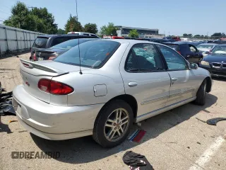 2002 Chevrolet Cavalier LS Sport with VIN 1G1JH52F827255851, listed as a Copart auction lot 59697263 with 59,608 mi miles and Salvage Title. Bid and sale history available at DreamBid. Image 3.